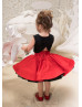 Two Pieces Lace Satin Flower Girl Dress Tutu Skirt